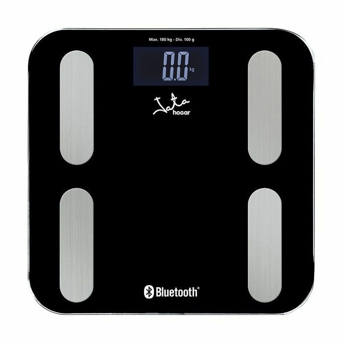Ψηφιακή Ζυγαριά Μπάνιου JATA 593 * Μαύρο Γυαλί 180 kg