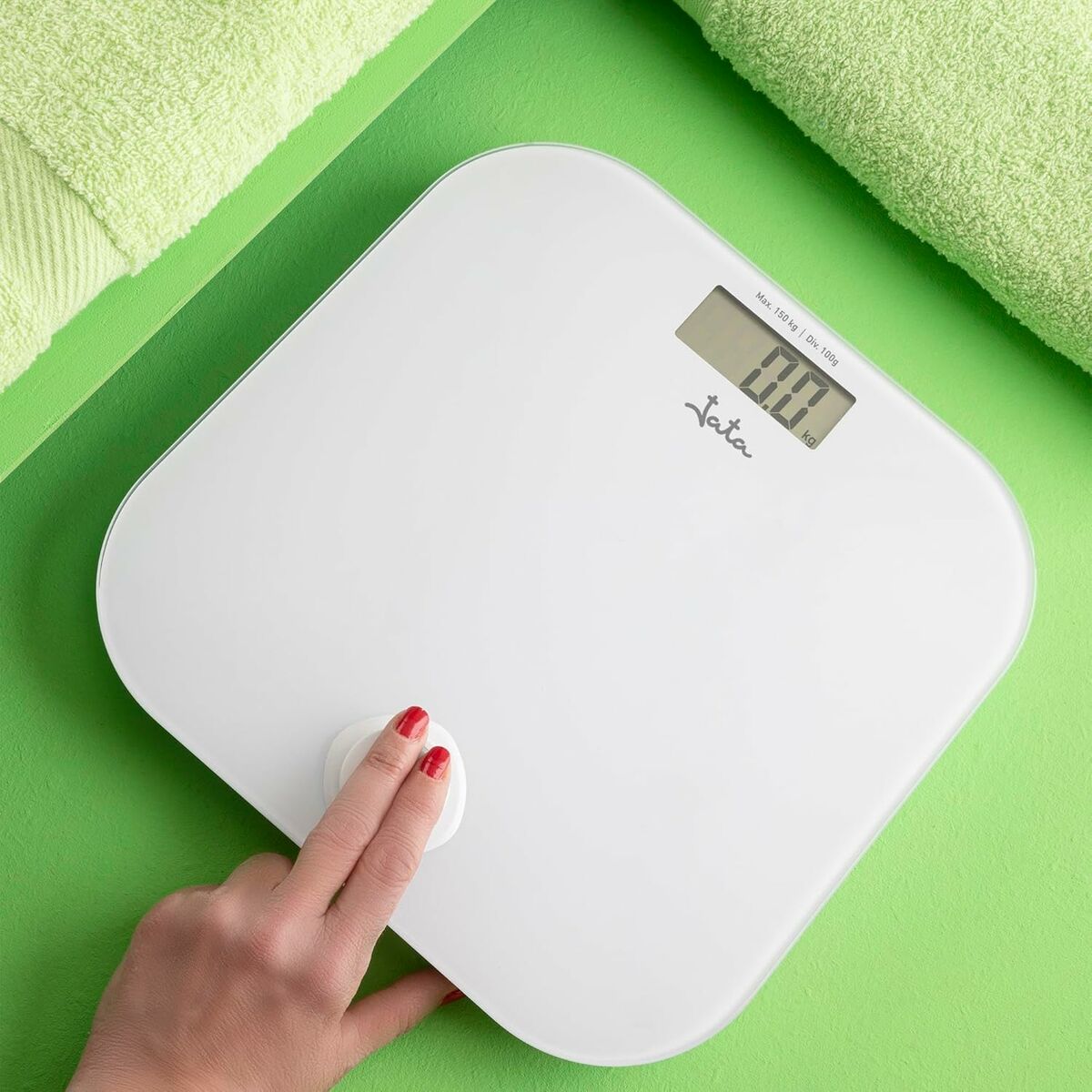 Ψηφιακή Ζυγαριά Μπάνιου JATA HBAS1907 Λευκό 150 kg 180 kg