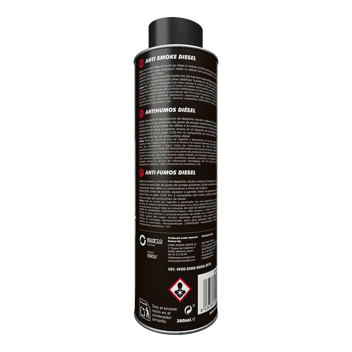 Αντικαπνικό Καυσίμου Diesel Motorex 300 ml