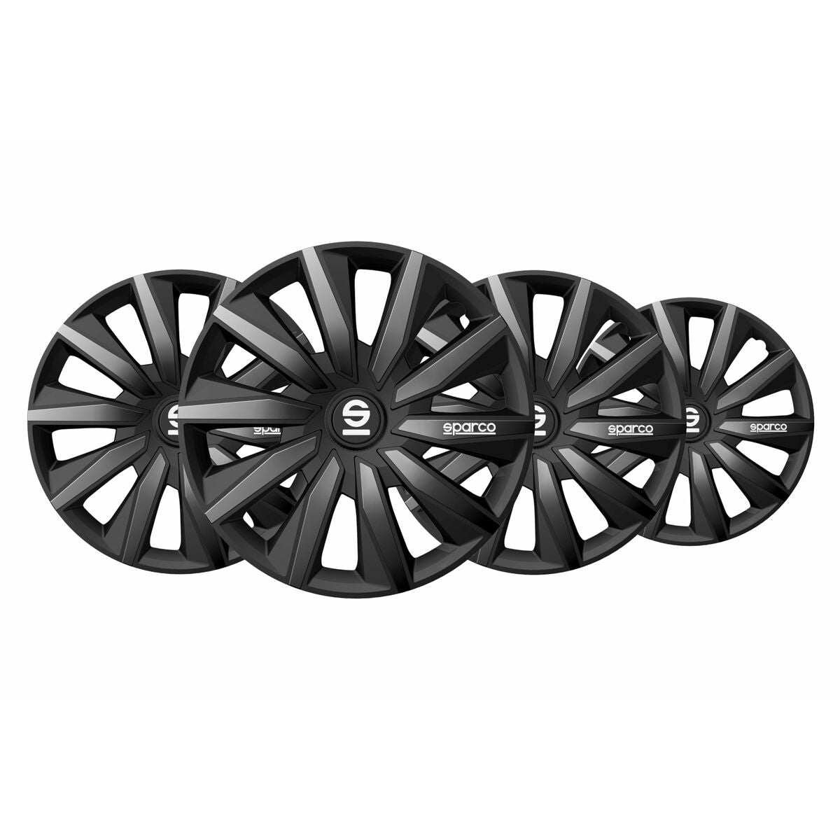 Τάσια Sparco Milano Μαύρο/Γκρι 15" 4 Μονάδες