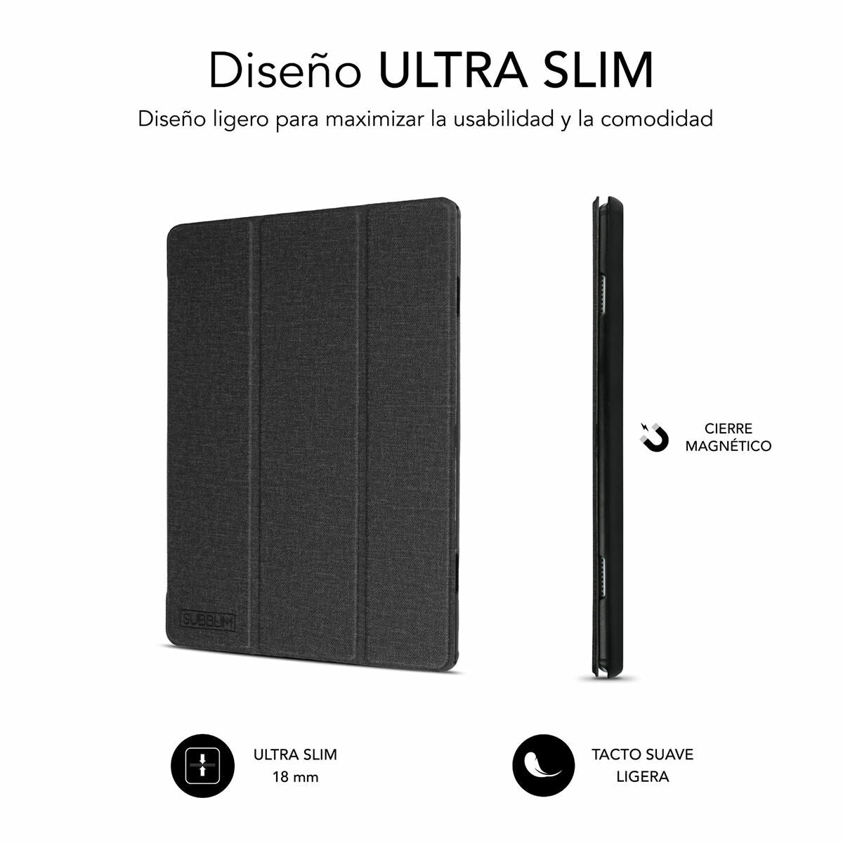 Κάλυμμα Tablet Subblim SUBCST-5SC110 Μαύρο 10,3"