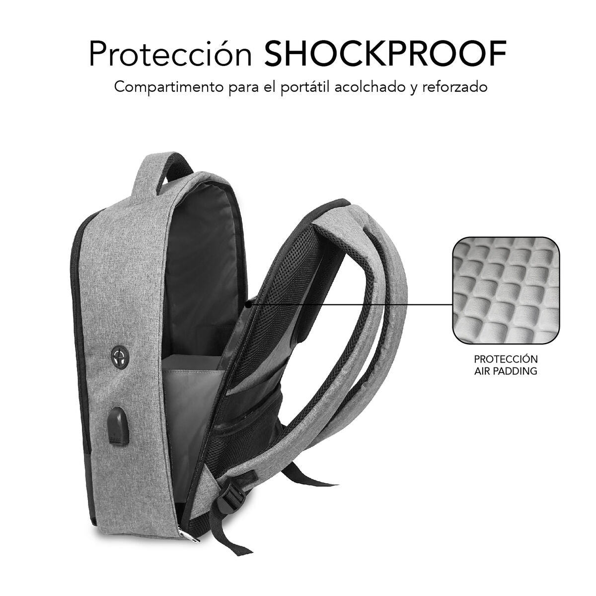 Σακίδιο για Laptop Subblim SUBBP3SA1100 Μαύρο