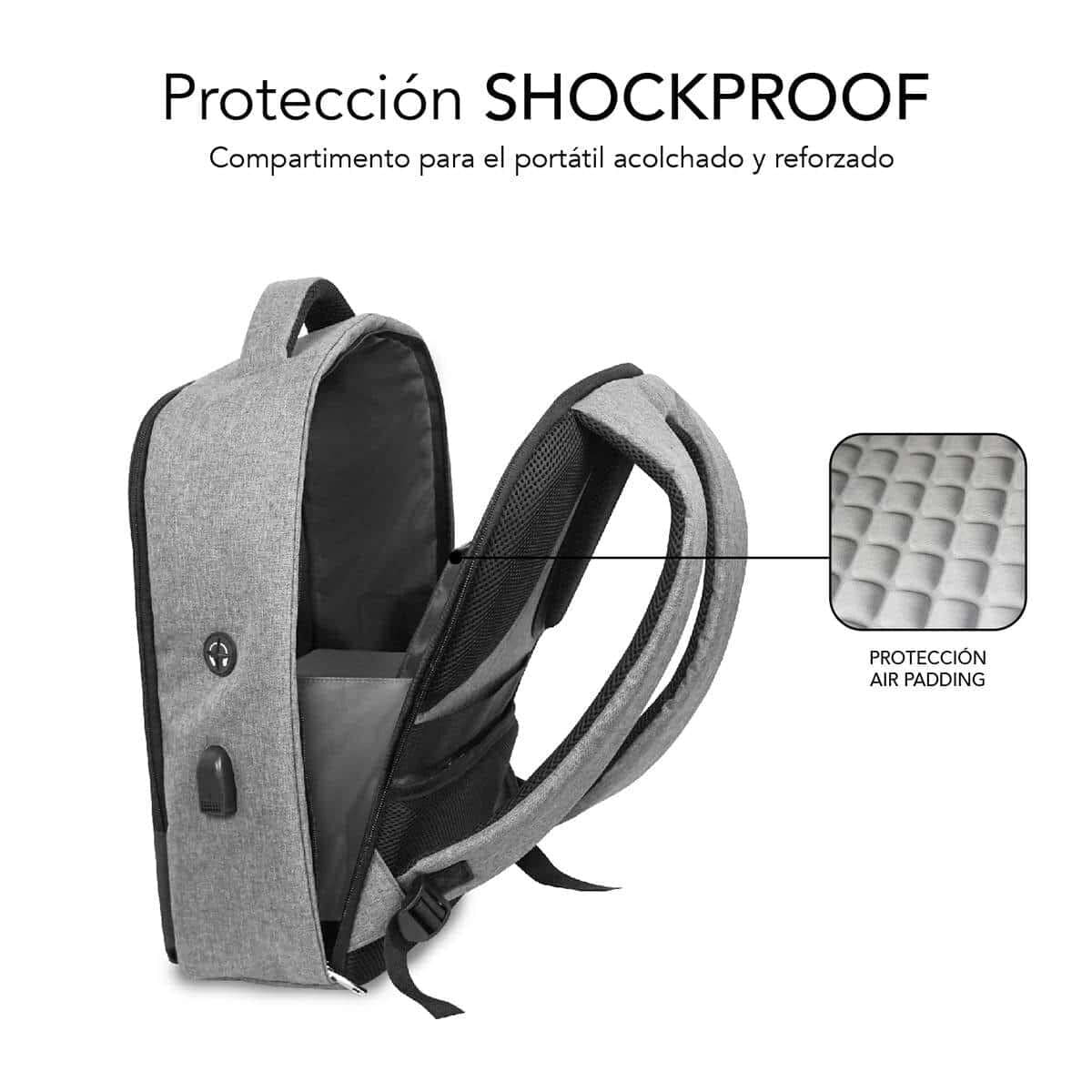 Σακίδιο για Laptop Subblim SUBBP3SA1100 Μαύρο
