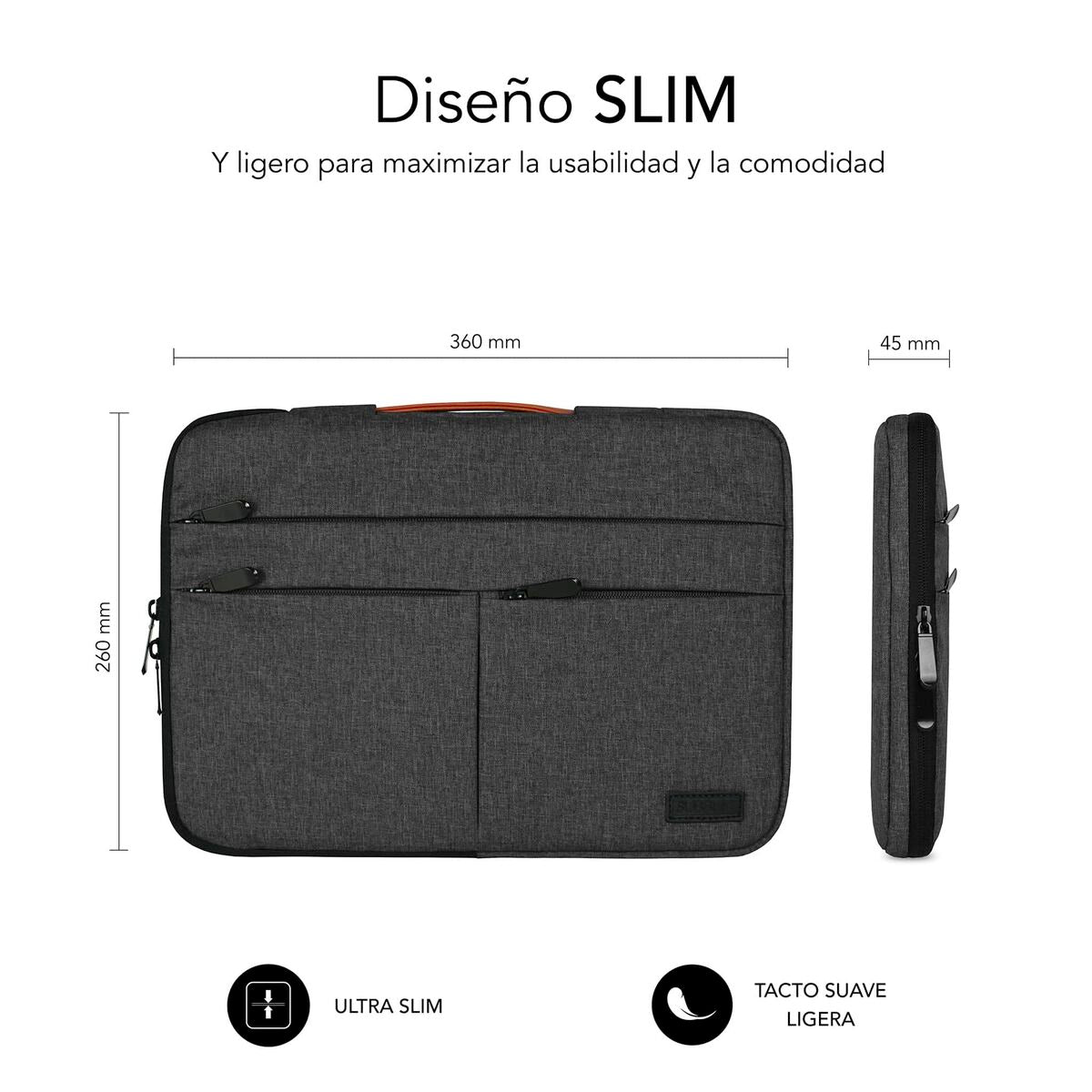Θήκη για Laptop Subblim SUBLSAP36050 Γκρι