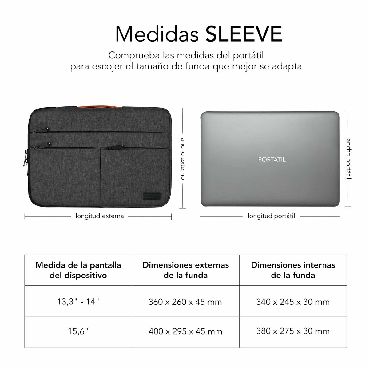 Θήκη για Laptop Subblim SUBLSAP36050 Γκρι