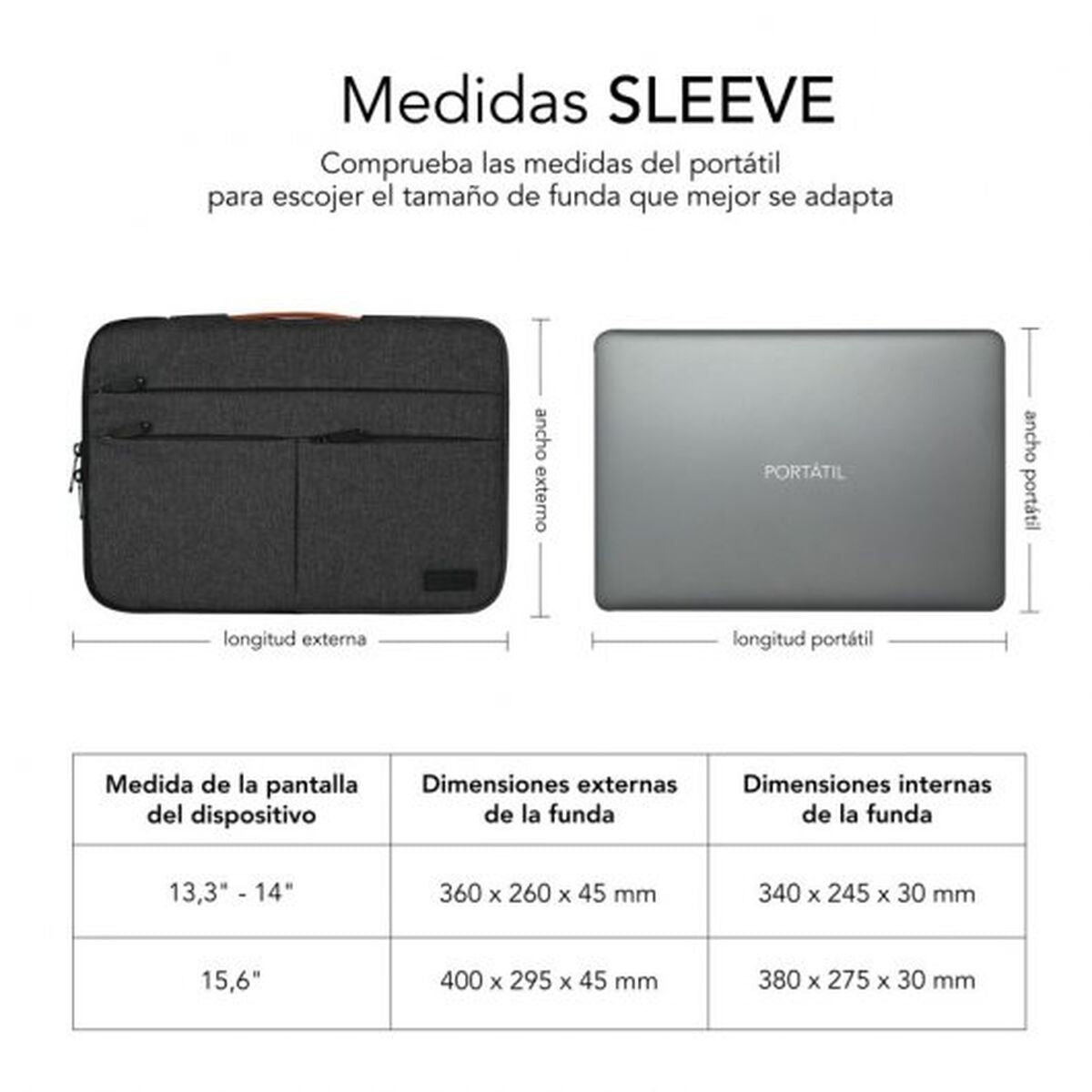 Θήκη για Laptop Subblim SUBLSAP36050 Γκρι