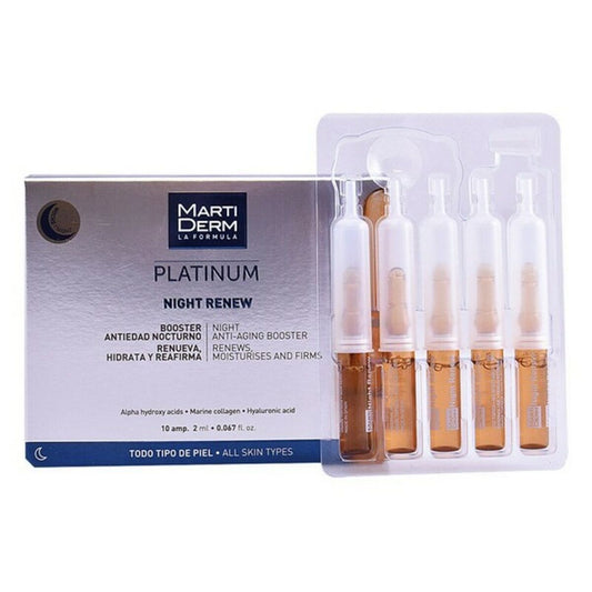Αμπούλες Martiderm Platinum Night Renew