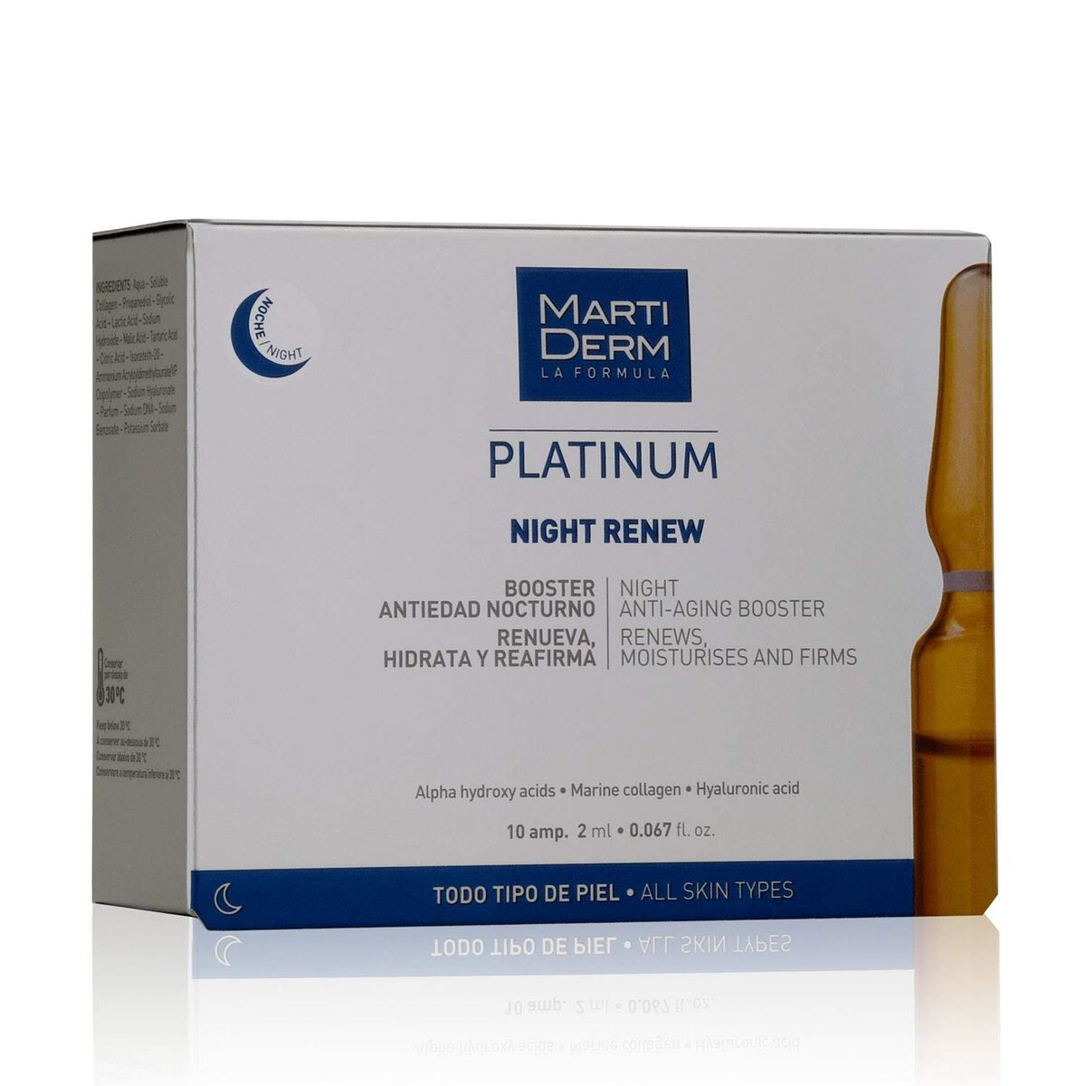 Αμπούλες Martiderm Platinum Night Renew