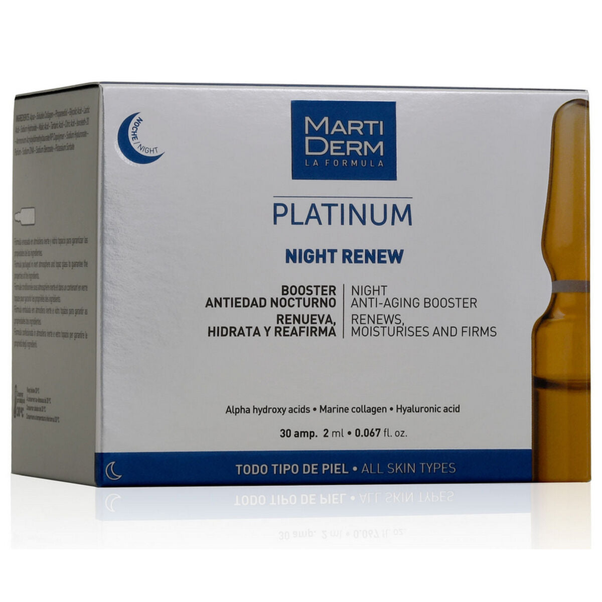 Αμπούλες Martiderm Platinum Night Renew