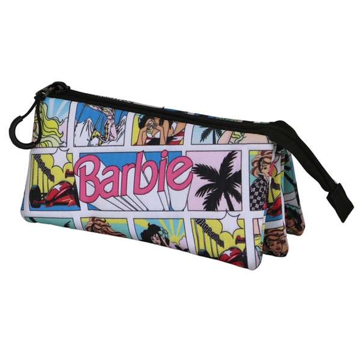 Τριπλή Κασετίνα Barbie Πολύχρωμο