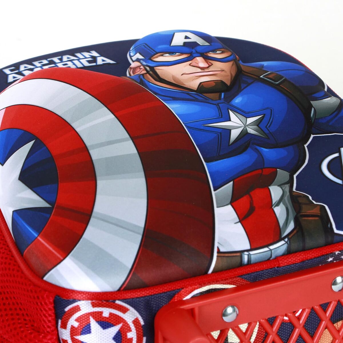 Σχολική Τσάντα 3D με Ρόδες Capitán América