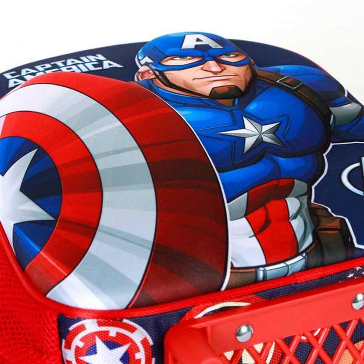 Σχολική Τσάντα 3D με Ρόδες Capitán América