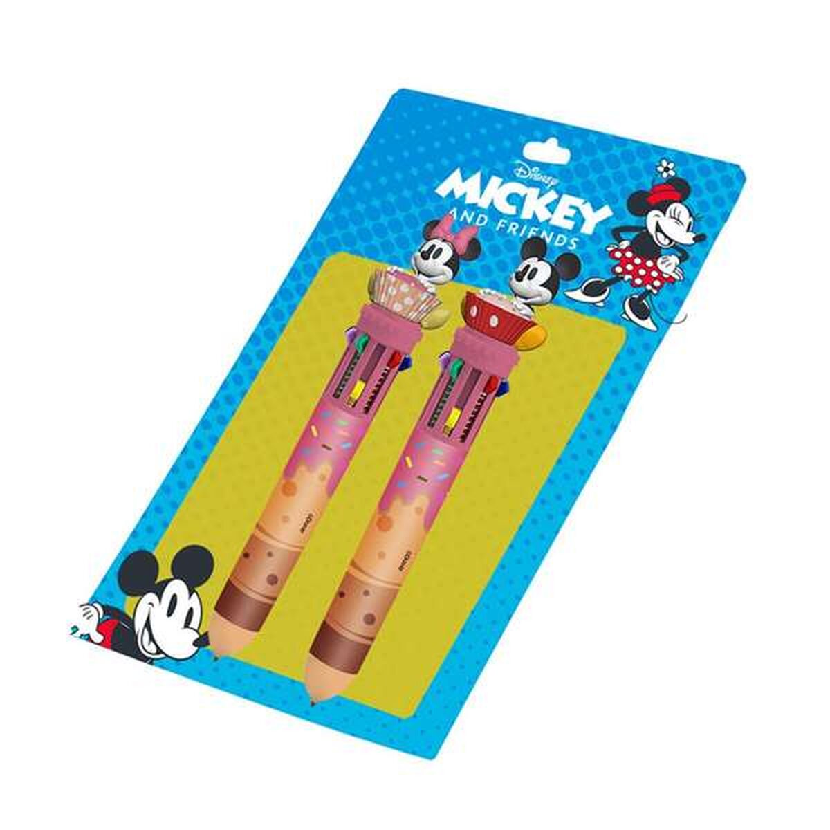 Σετ Στυλό Mickey Mouse Πολύχρωμο