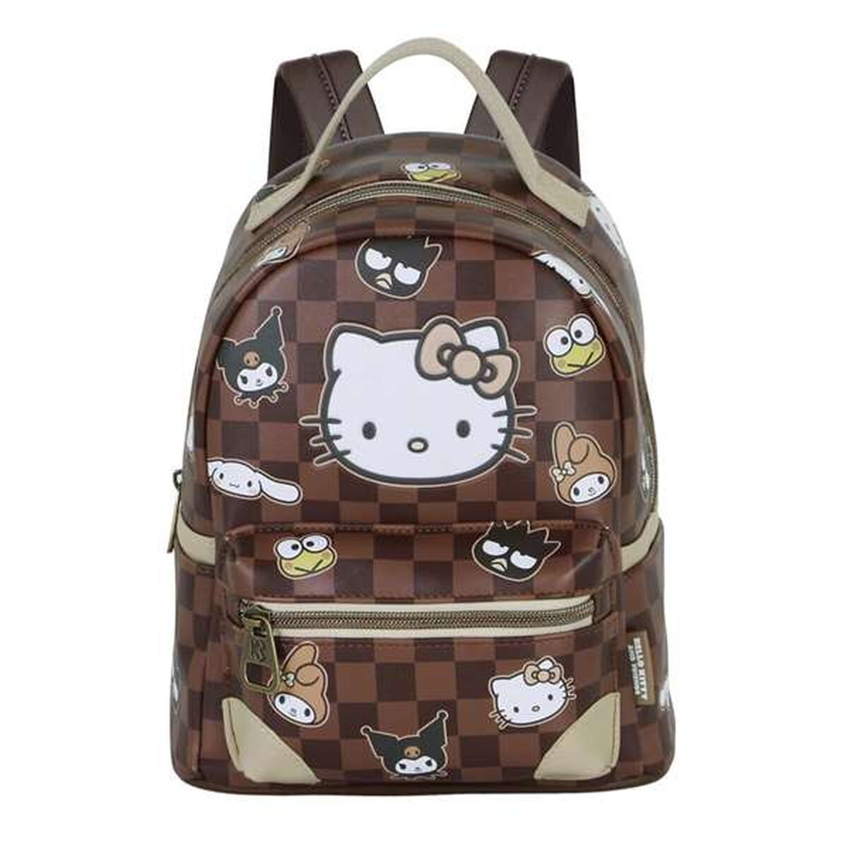 Σχολική Τσάντα Hello Kitty Καφέ