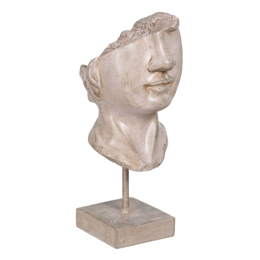 Διακοσμητική Φιγούρα Μπεζ Πρόσωπο 12,5 x 13,5 x 27,5 cm
