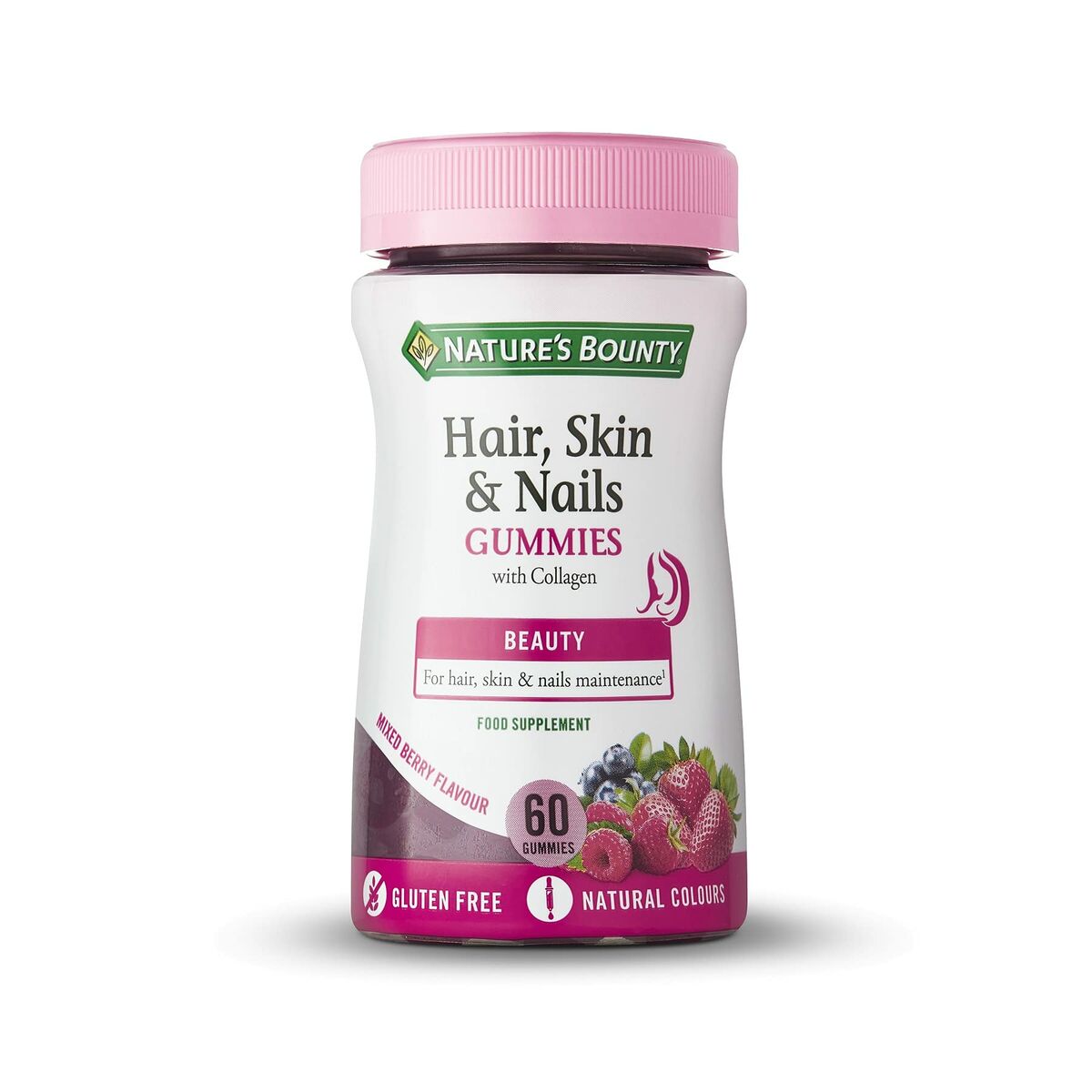 Συμπλήρωμα Διατροφής Nature's Bounty Skin Nails Gummies Καραμέλες - Ζελεδάκια Κολλαγόνο 60 Μονάδες