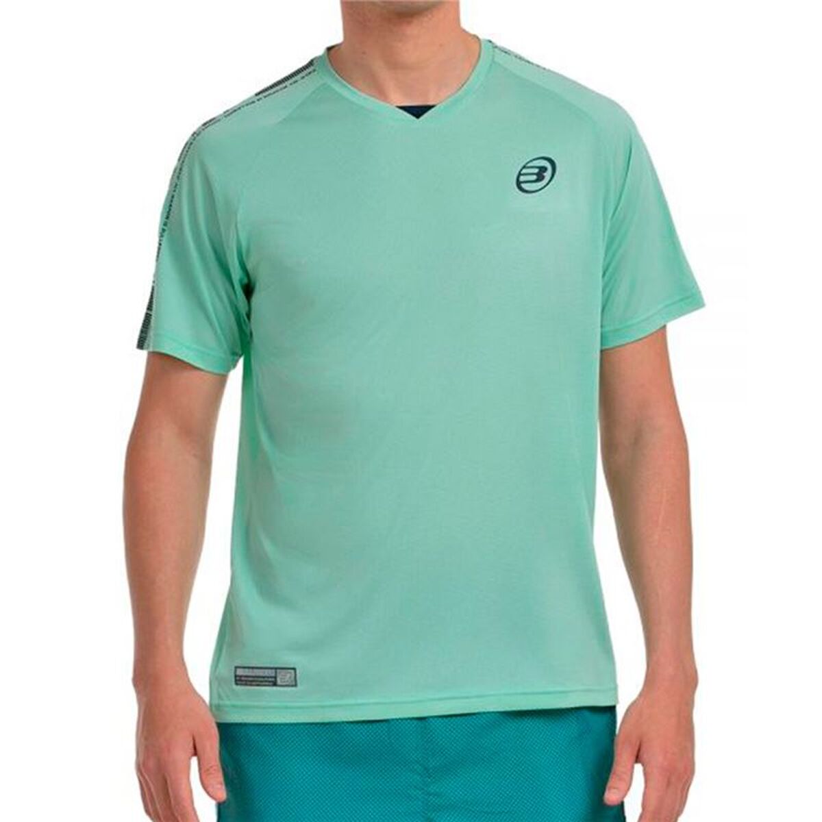 Ανδρική Μπλούζα με Κοντό Μανίκι Bullpadel Badan Μπλε Πάντελ