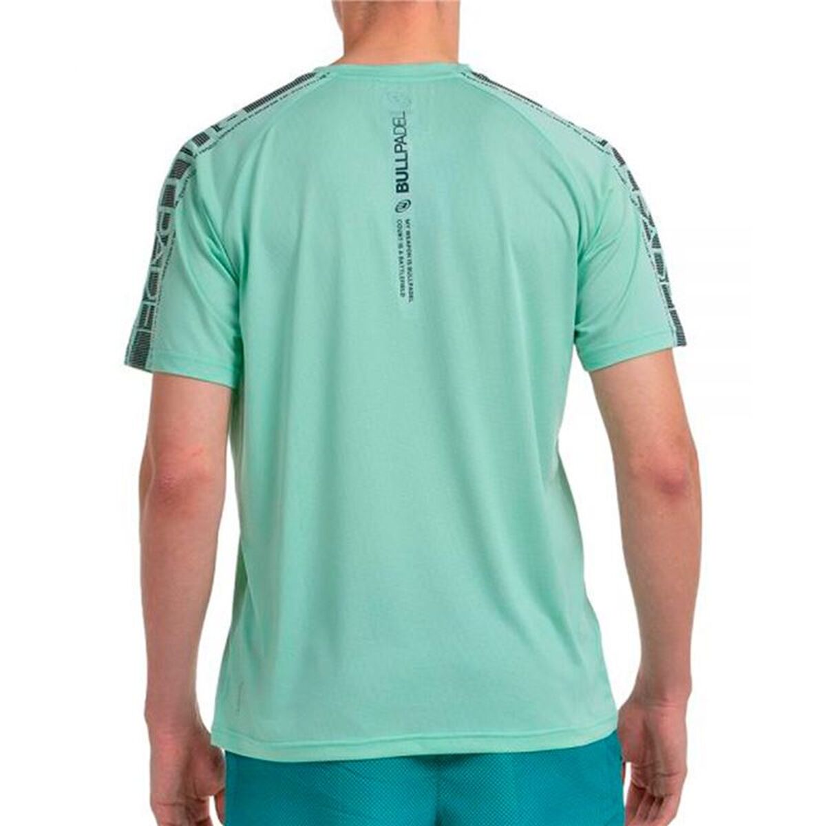 Ανδρική Μπλούζα με Κοντό Μανίκι Bullpadel Badan Μπλε Πάντελ