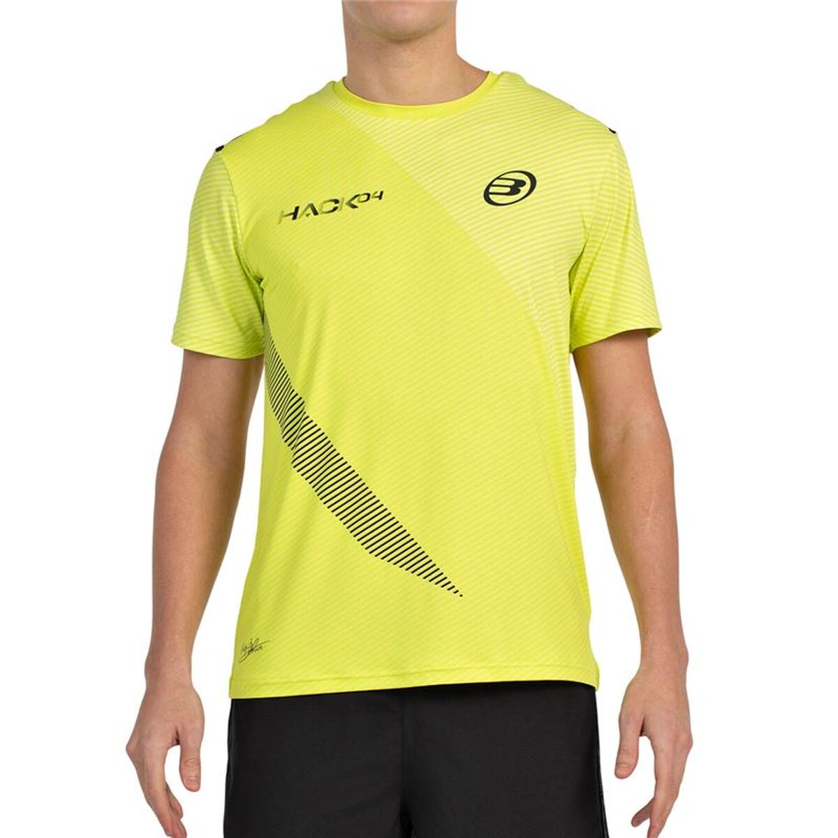 Ανδρική Μπλούζα με Κοντό Μανίκι Bullpadel Paquito 25V Κίτρινο Πάντελ