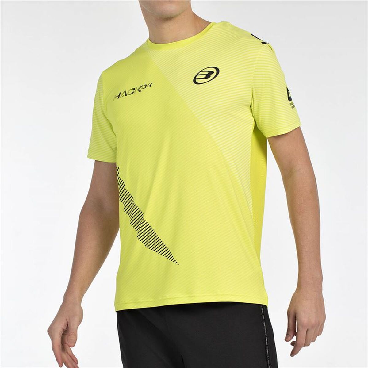 Ανδρική Μπλούζα με Κοντό Μανίκι Bullpadel Paquito 25V Κίτρινο Πάντελ