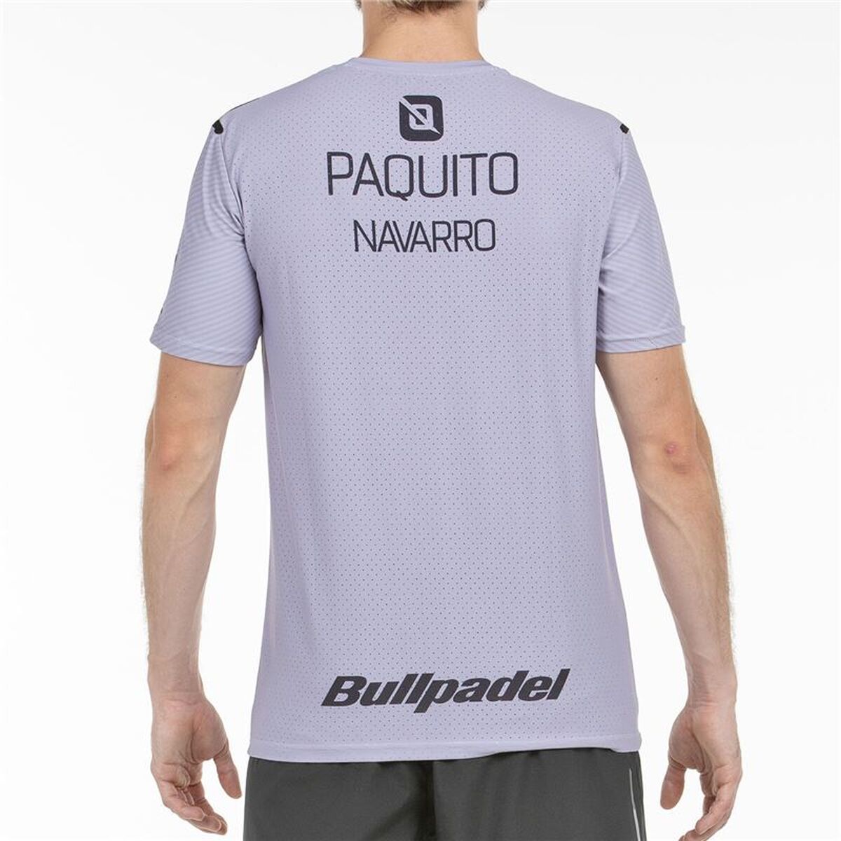 Ανδρική Μπλούζα με Κοντό Μανίκι Bullpadel Paquito 25V Λεβάντα Πάντελ