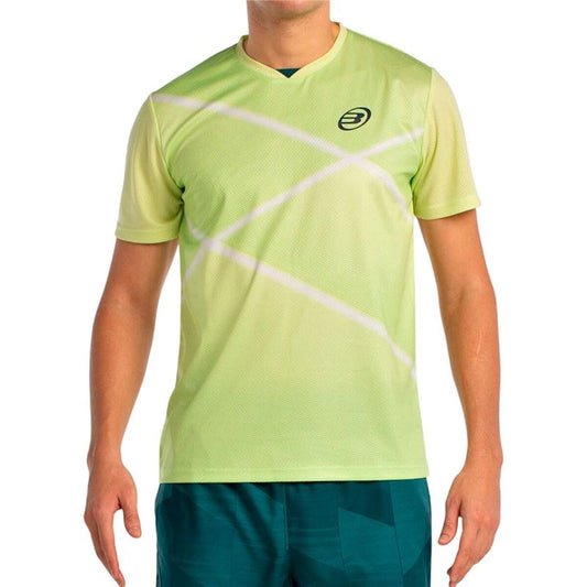 Ανδρική Μπλούζα με Κοντό Μανίκι Bullpadel Ladra 059 Κίτρινο Πάντελ