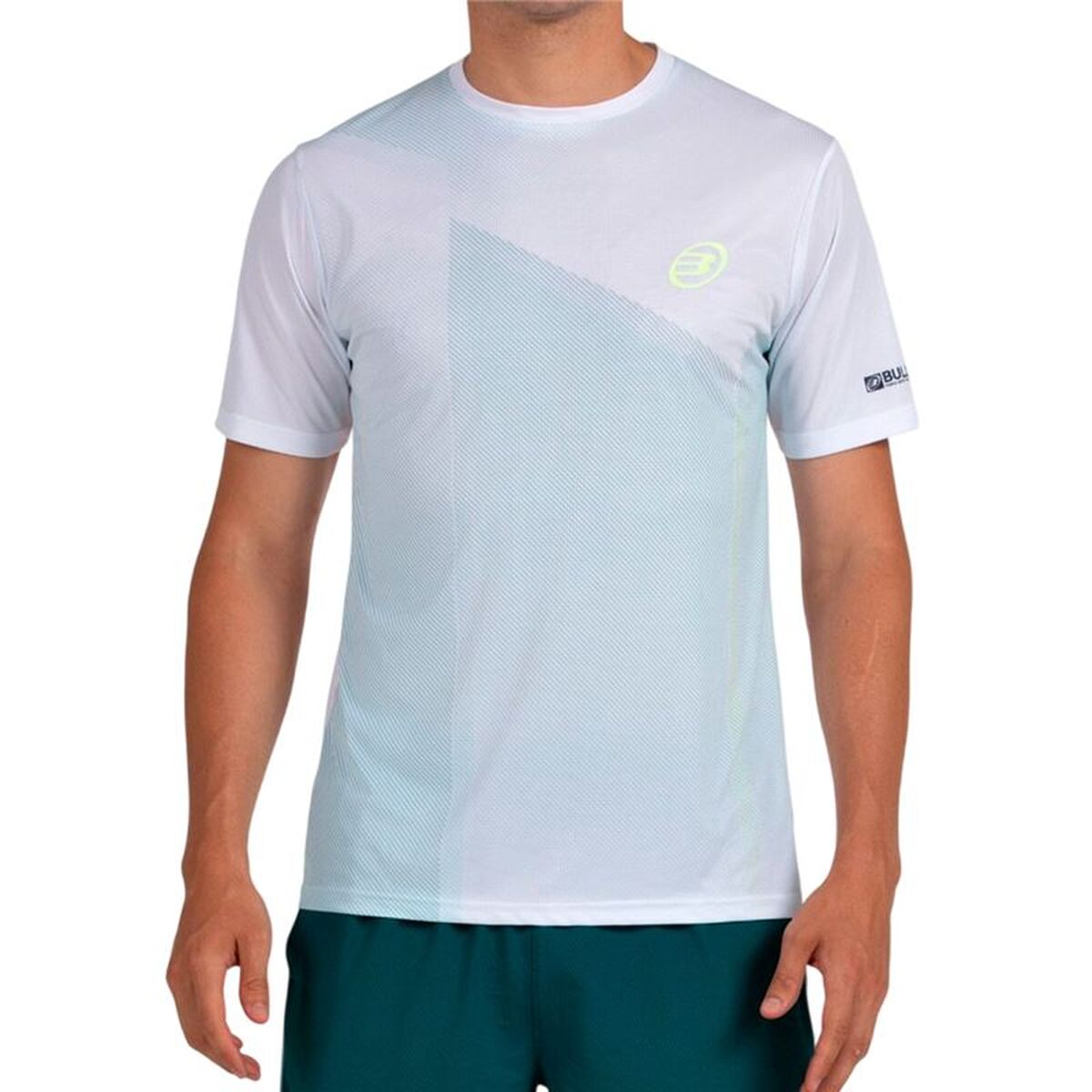Ανδρική Μπλούζα με Κοντό Μανίκι Bullpadel Lagar 012 Λευκό