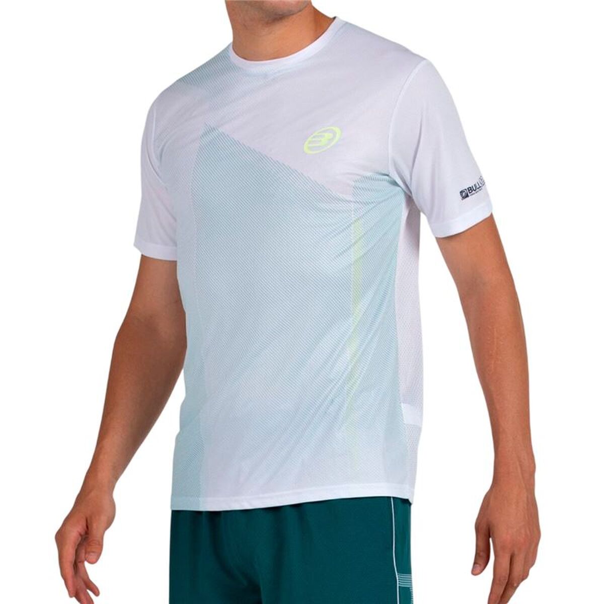 Ανδρική Μπλούζα με Κοντό Μανίκι Bullpadel Lagar 012 Λευκό