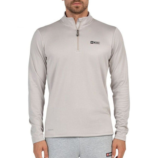 Ανδρική Μπλούζα με Μακρύ Μανίκι +8000 Portu Μπεζ