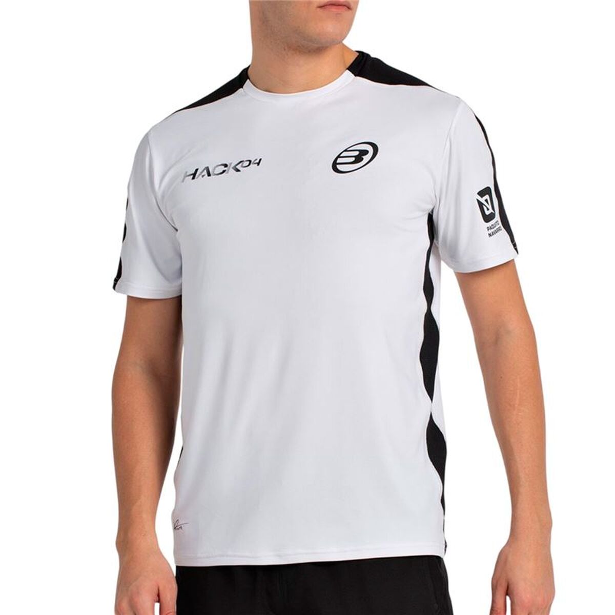 Ανδρική Μπλούζα με Κοντό Μανίκι Bullpadel Paquito 25I 012 Λευκό Πάντελ