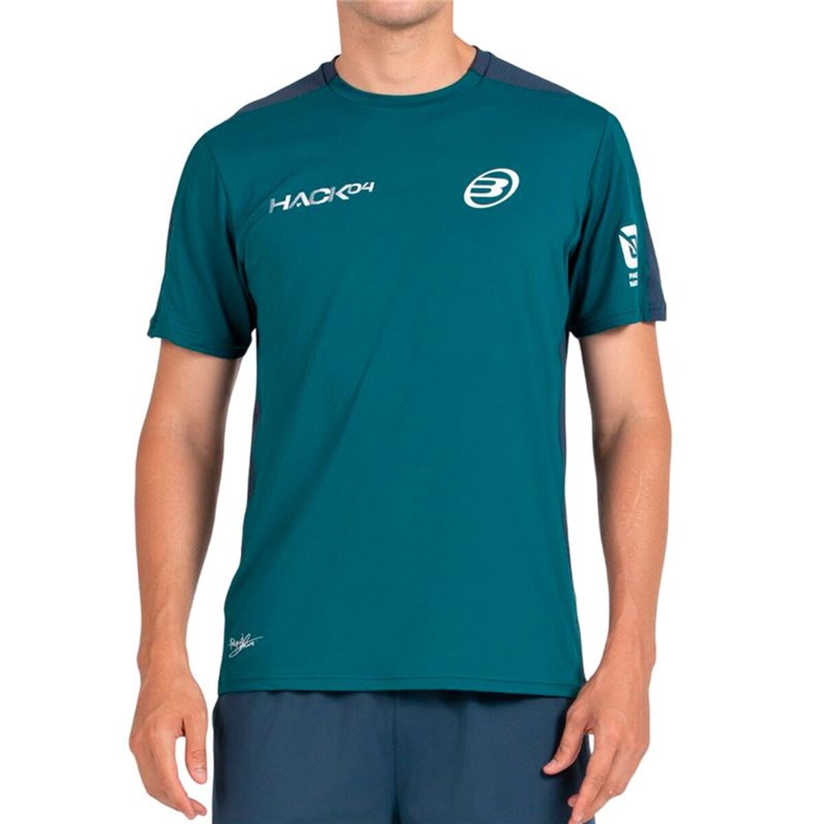Ανδρική Μπλούζα με Κοντό Μανίκι Bullpadel Paquito 25I 053 Μπλε Πάντελ