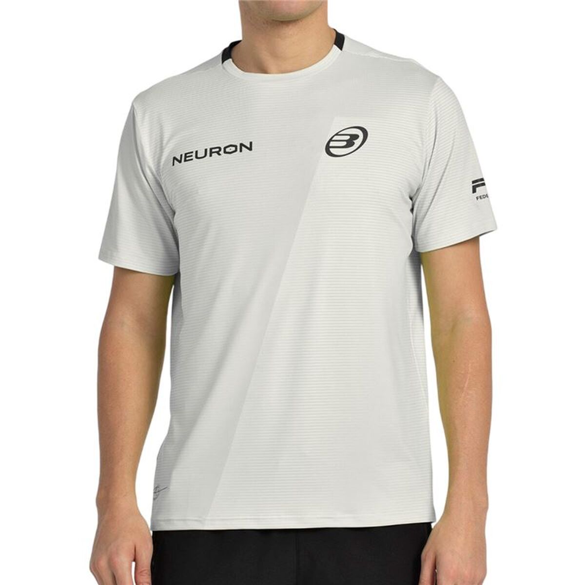 Ανδρική Μπλούζα με Κοντό Μανίκι Bullpadel Chingotto 25I 026 Ανοιχτό Γκρι Πάντελ