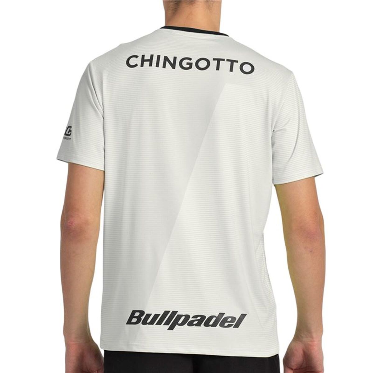 Ανδρική Μπλούζα με Κοντό Μανίκι Bullpadel Chingotto 25I 026 Ανοιχτό Γκρι Πάντελ