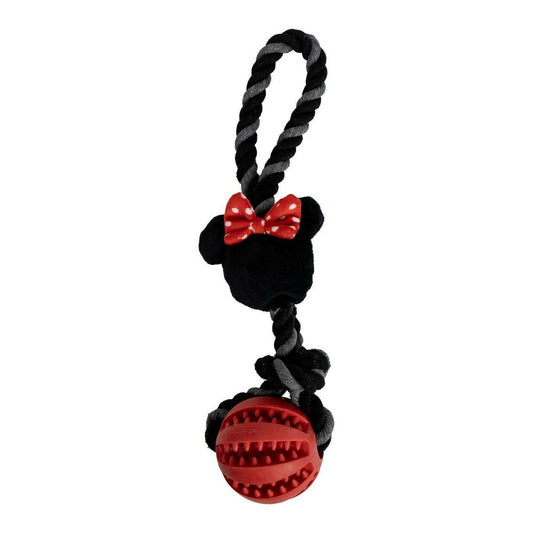 Παιχνίδια για Σκύλους Minnie Mouse Κόκκινο πολυεστέρας βαμβάκι TPR 10 x 30 x 7 cm 7 x 30 x 10 cm
