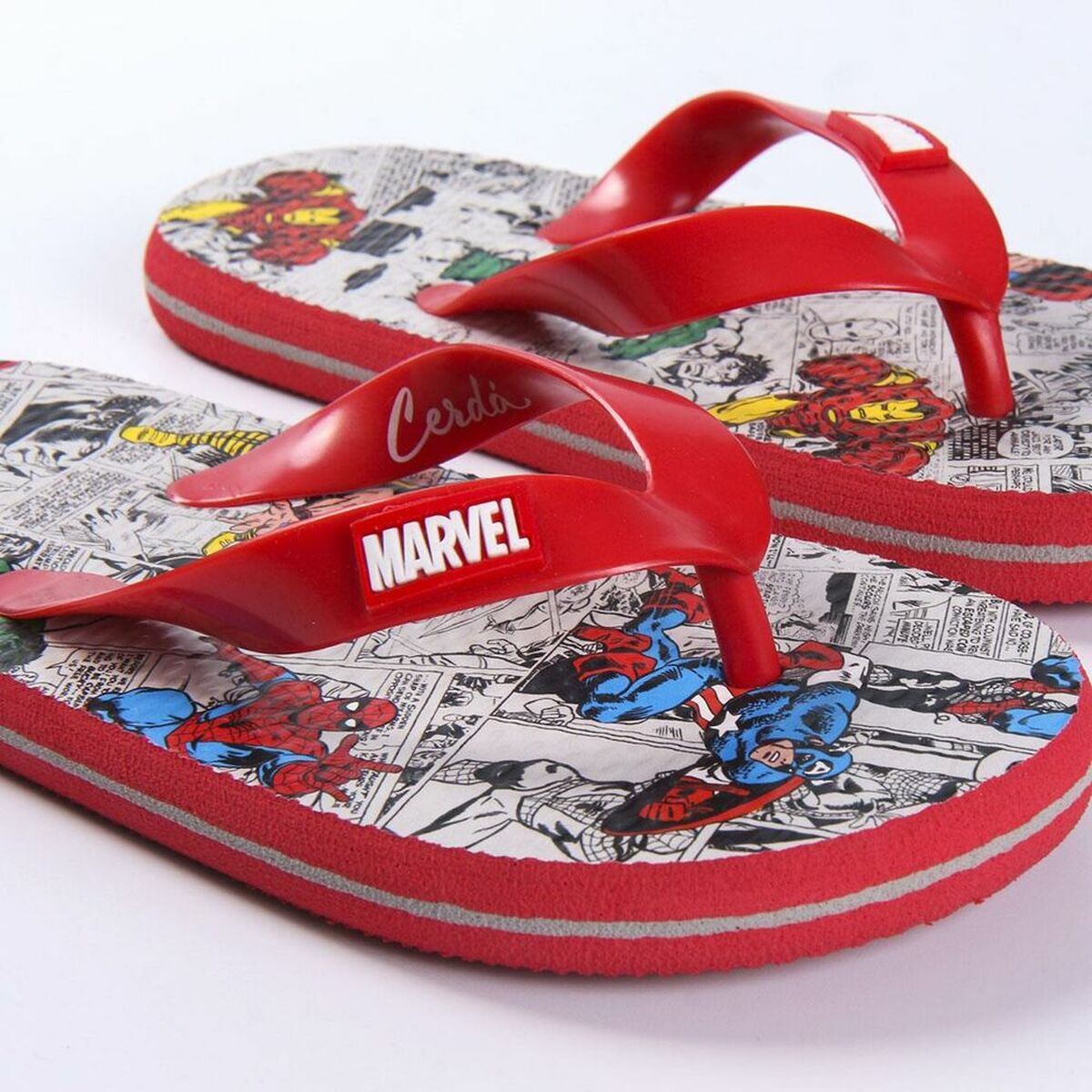 Σαγιονάρες για παιδιά Marvel Κόκκινο Γκρι