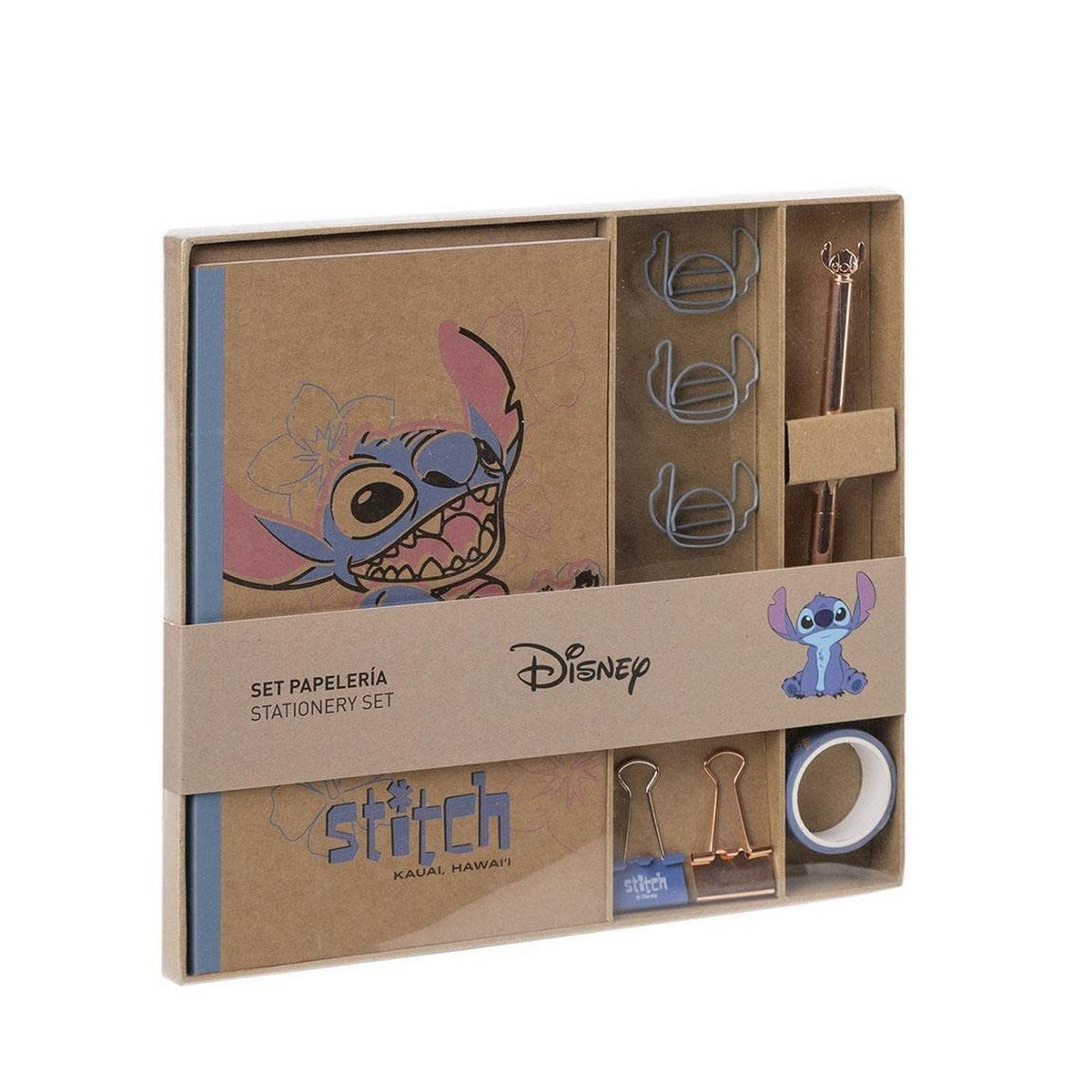 Σετ Χαρτικών Stitch Μπλε 10 Τεμάχια (6 Τεμάχια)