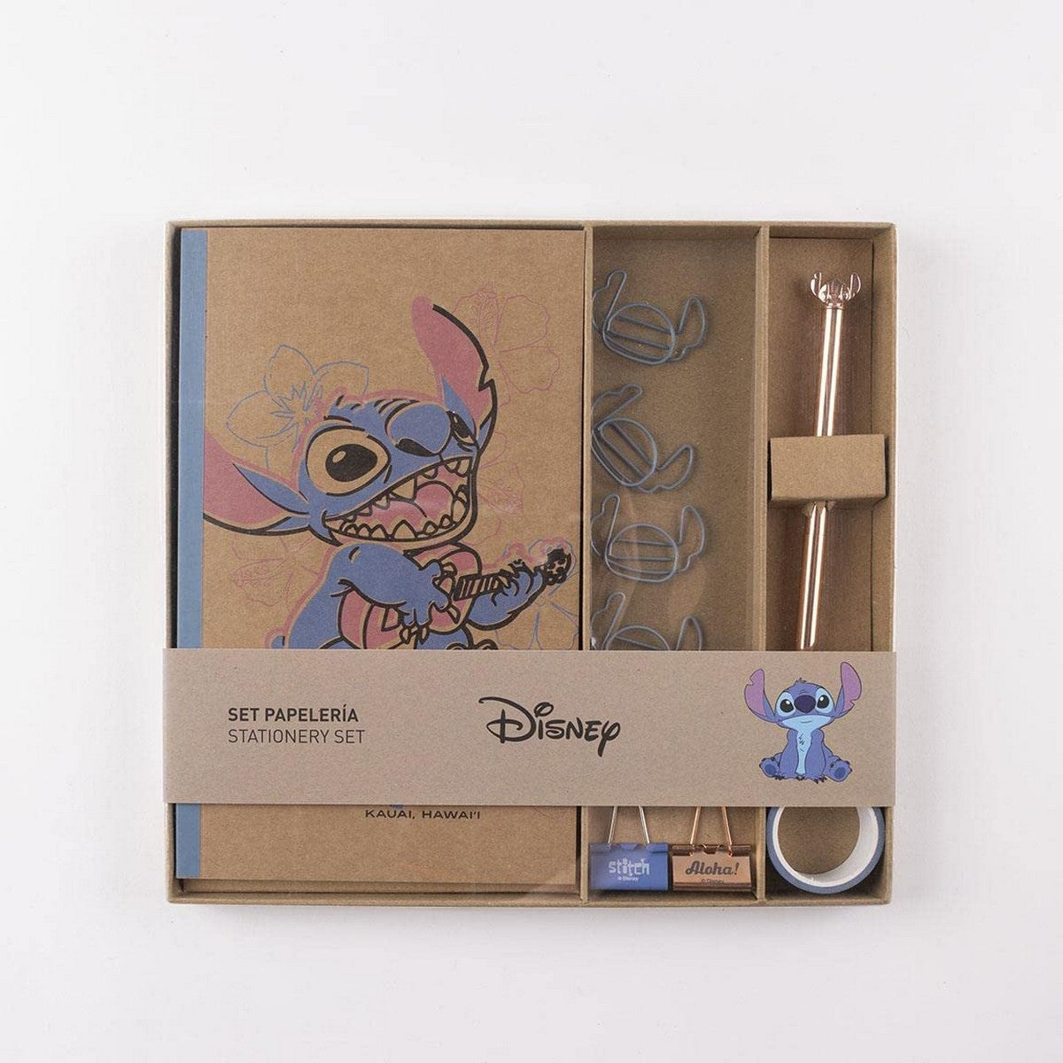 Σετ Χαρτικών Stitch Μπλε 10 Τεμάχια (6 Τεμάχια)