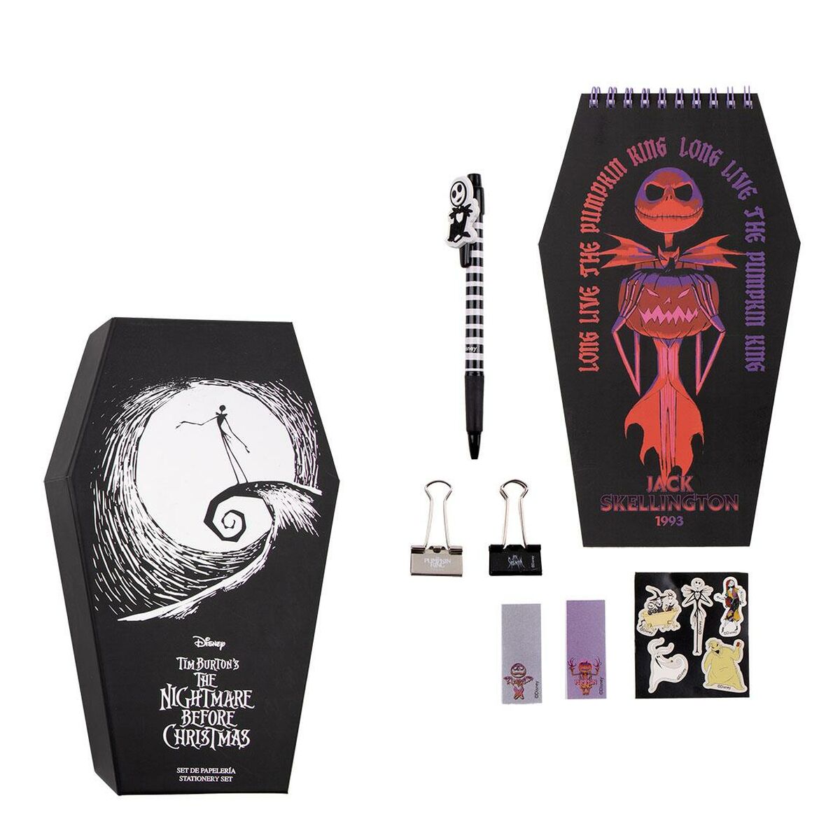 Σετ Χαρτικών The Nightmare Before Christmas 7 Τεμάχια