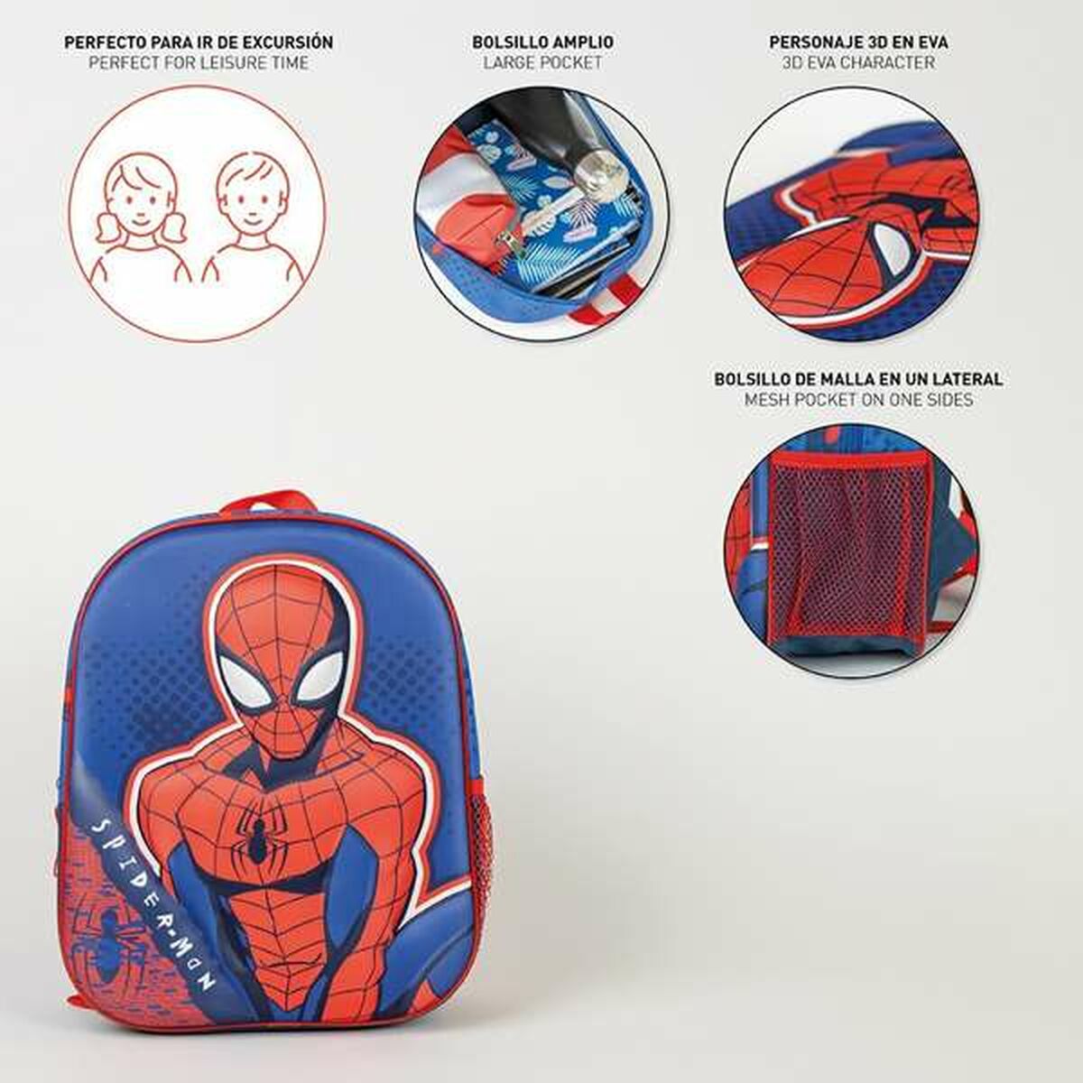 Σχολική Τσάντα 3D Spider-Man