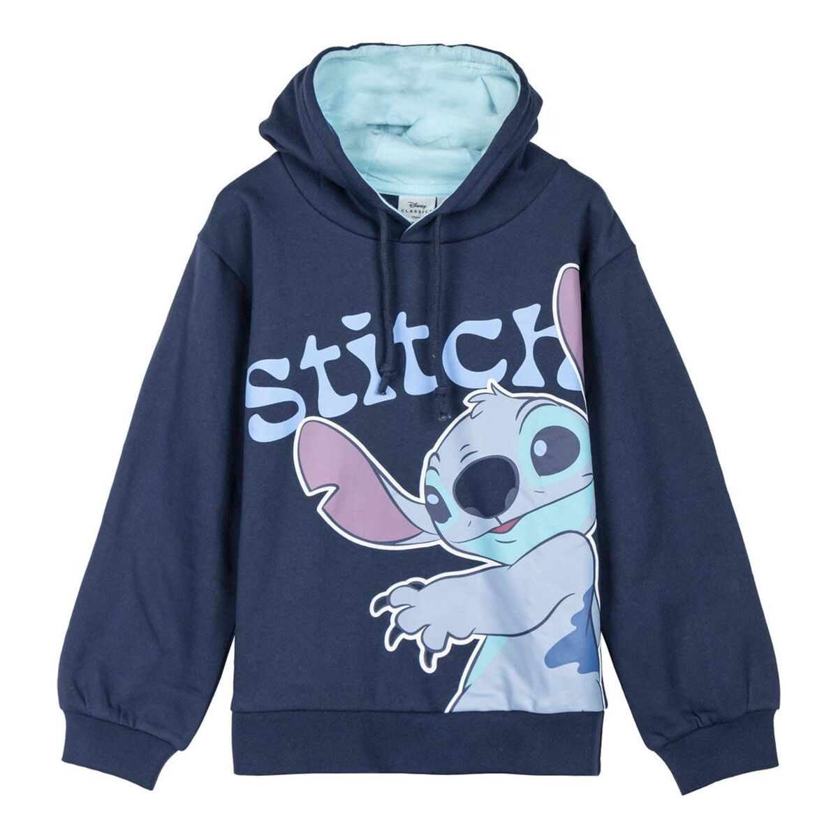 Φούτερ με Κουκούλα για Κοριτσάκι Stitch Σκούρο μπλε