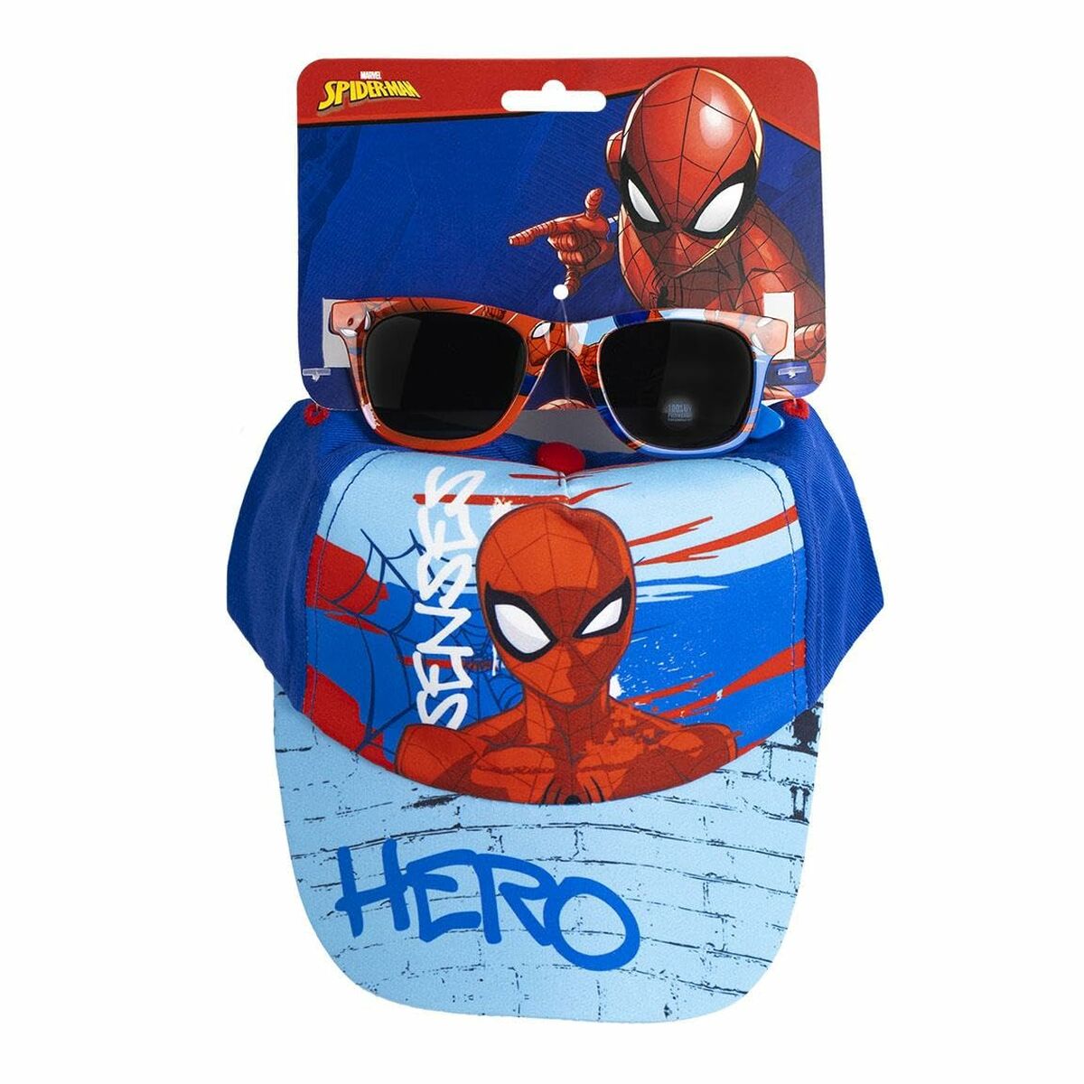 Παιδικά Γυαλιά Ηλίου Spider-Man 53 cm Σκουφί