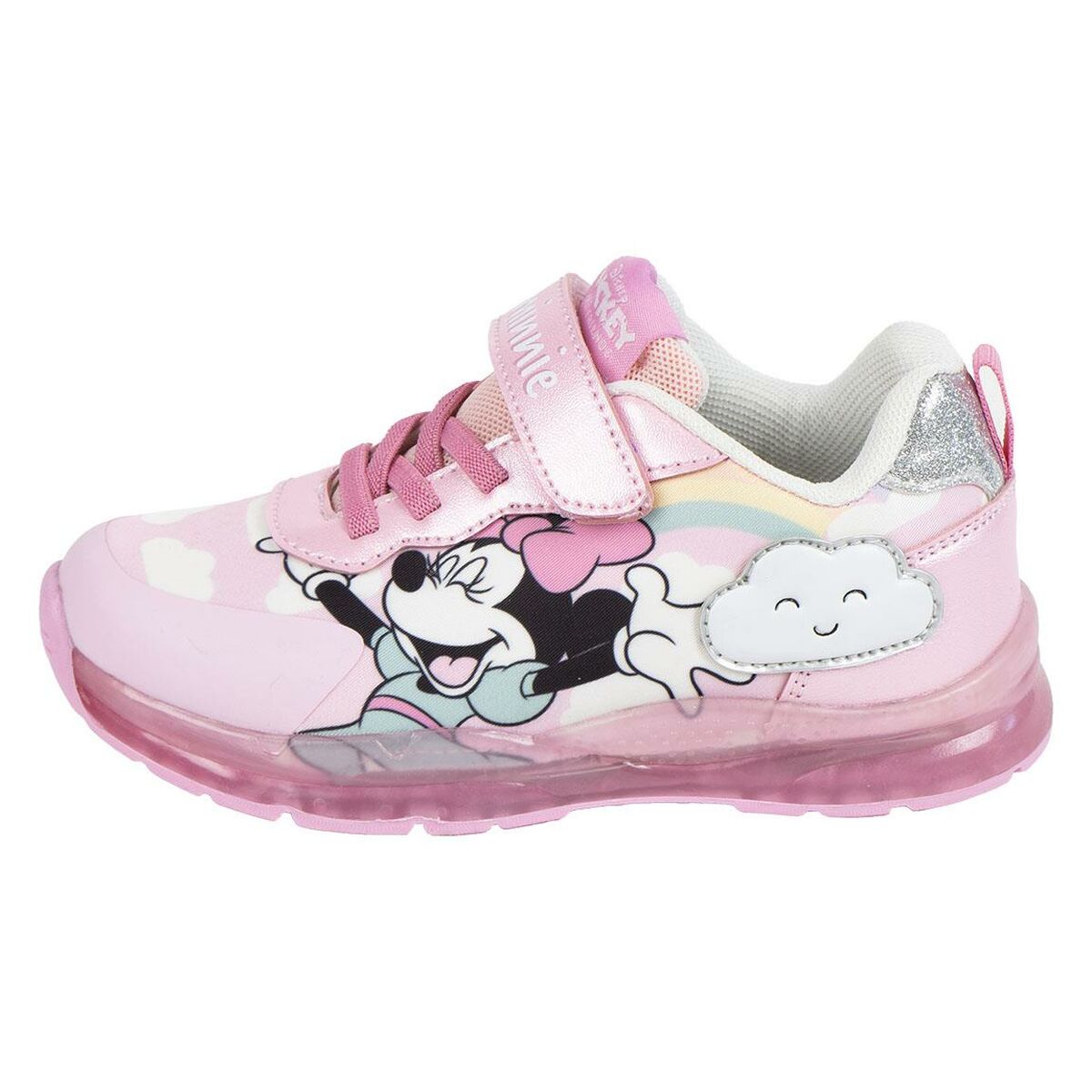 Αθλητικα παπουτσια με LED Minnie Mouse Ροζ