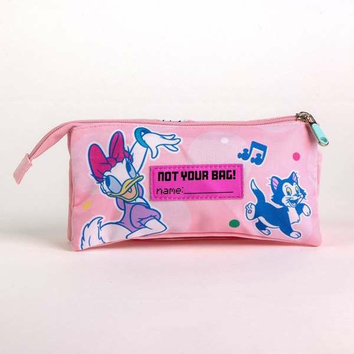 Τριπλή Κασετίνα Minnie Mouse Ροζ 2,2 x 1,1 x 22,5 cm
