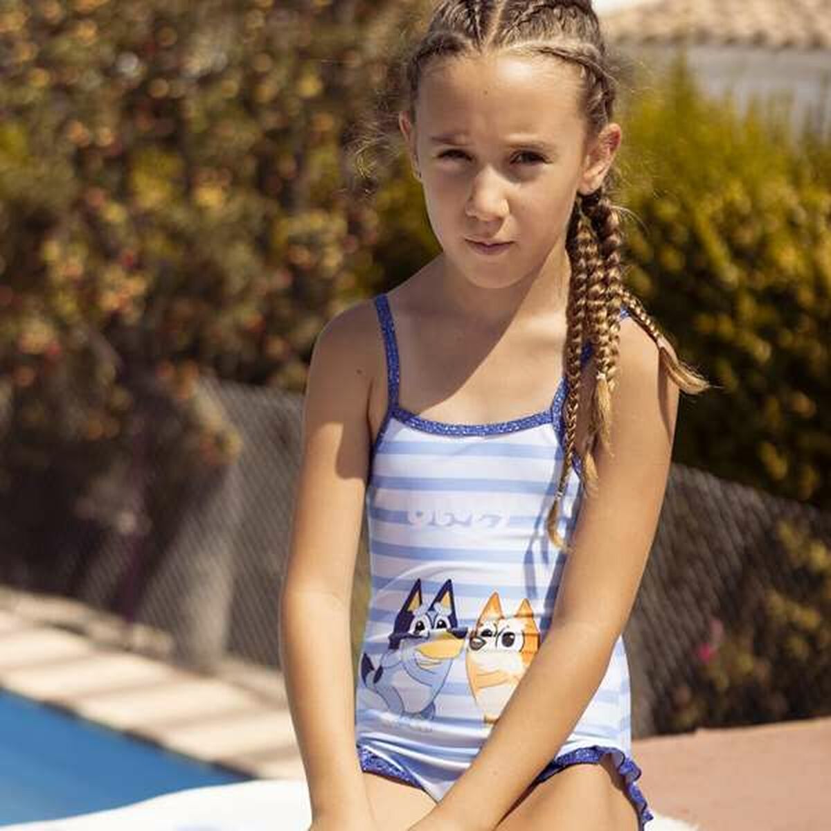 Μαγιό Κορίτσι Bluey Ανοιχτό Μπλε