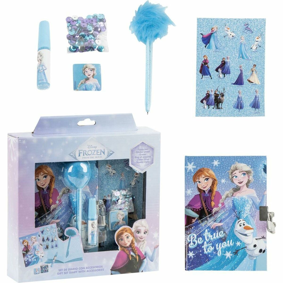 Σετ Χαρτικών Frozen Πολύχρωμο