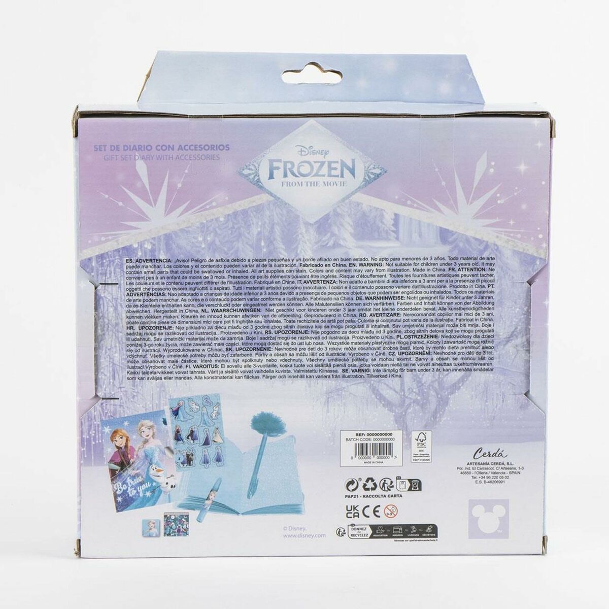 Σετ Χαρτικών Frozen Πολύχρωμο