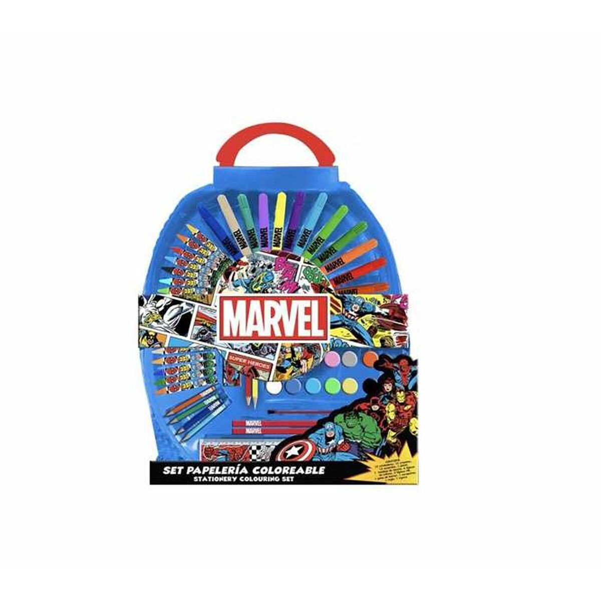 Σετ Χαρτικών Marvel Μπλε