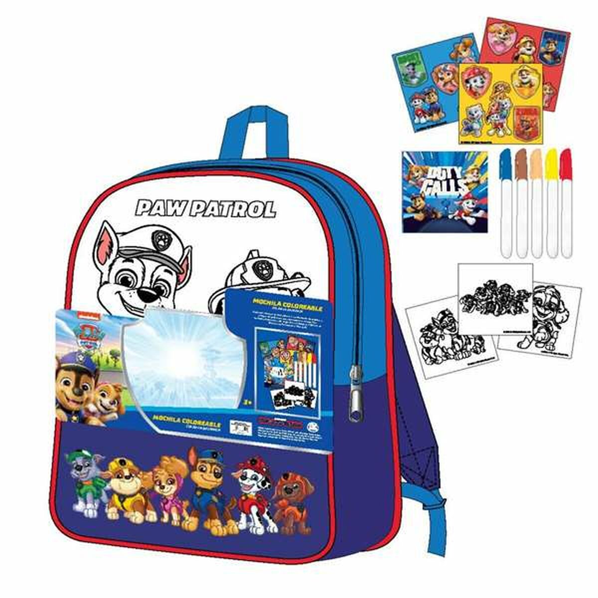 Σχολική Τσάντα The Paw Patrol Μπλε