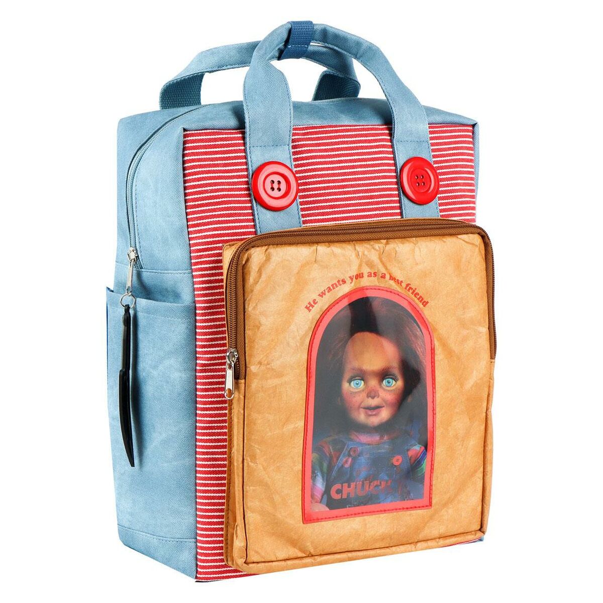 Σχολική Τσάντα Chucky Κόκκινο