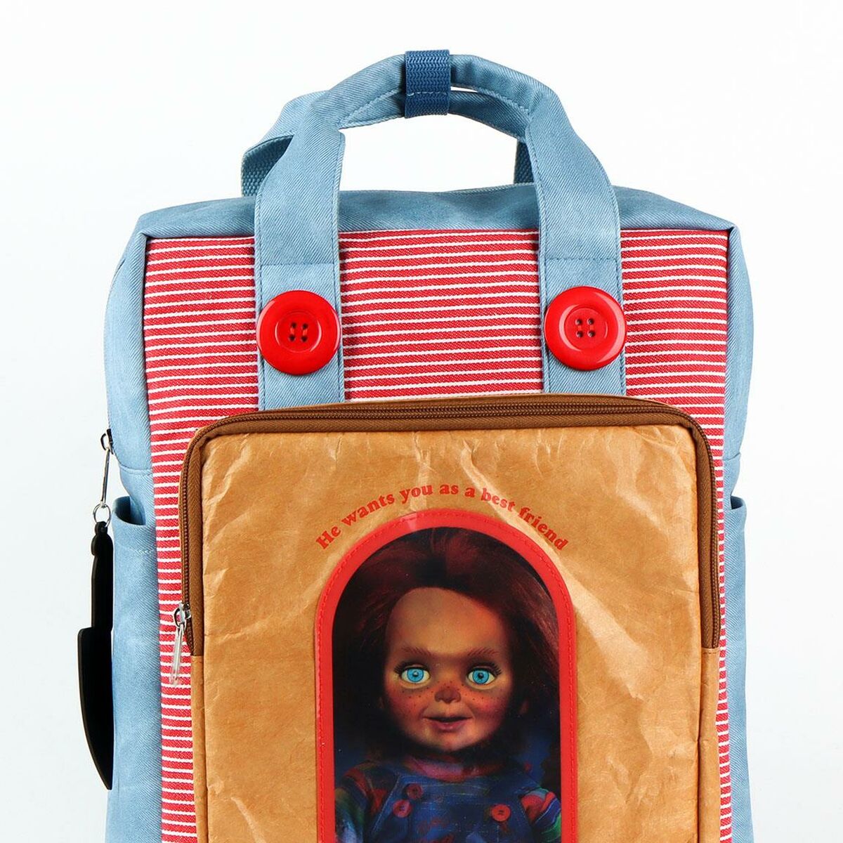 Σχολική Τσάντα Chucky Κόκκινο